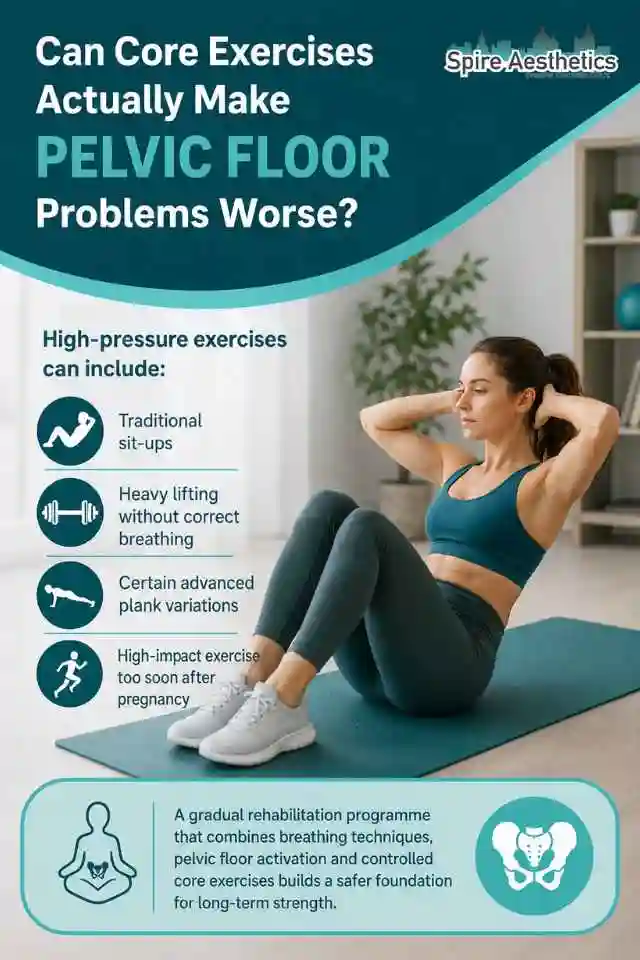 Can Strengthening Your Core Alone Actually Make Pelvic Floor Problems Worse Corby?